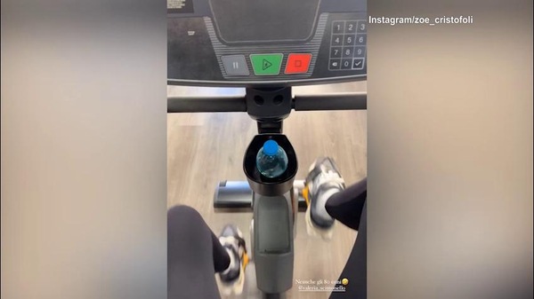 Allenamento in palestra per lady Hernandez