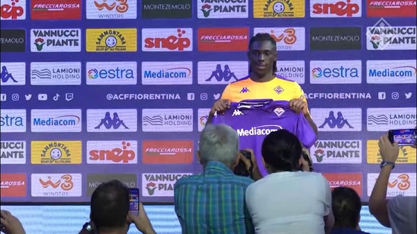 Fiorentina, Kean dimesso dall'ospedale