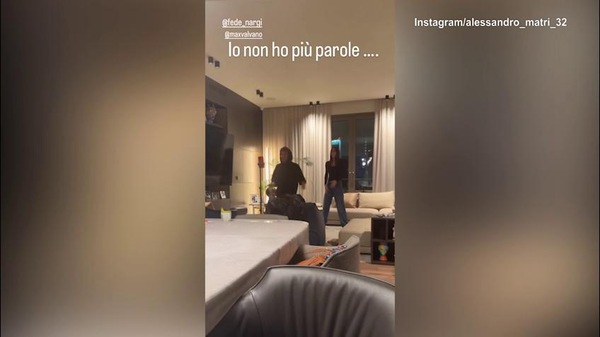 Matri senza parole davanti a Federica Nargi