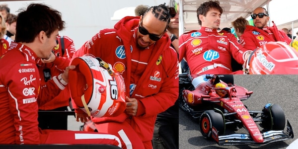 Hamilton, al via l’era Ferrari. Quanta complicità con Leclerc!