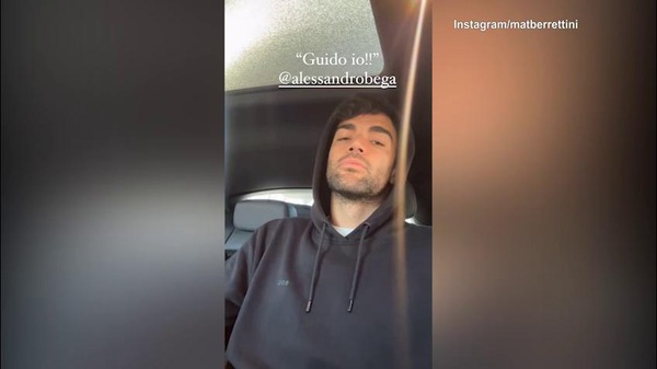 Berrettini, il coach si addormenta