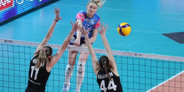 Cev Cup: Novara vince la semifinale d'andata contro il Thy