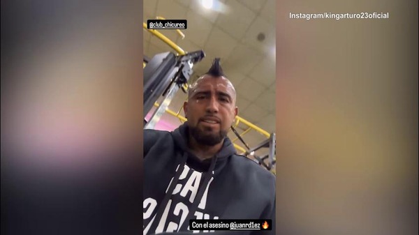 Vidal devastato dopo l'allenamento