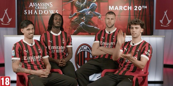 Assassin's Creed Shadows: 4 calciatori del Milan hanno avuto la possibilità di provarlo in anteprima