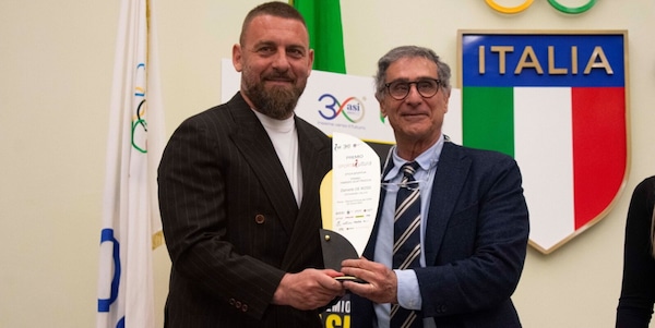 Premio ASI Sport&Cultura: vincono Daniele De Rossi e la coppia olimpica d’oro Tita-Banti
