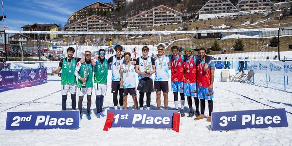 Assegnati a Prato Nevoso gli scudetti dello Snow Volley