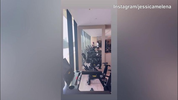 Jessica e Ciro Immobile, tapis roulant e fatica nella domenica turca