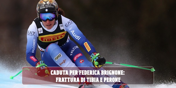 Sci, frattura alla gamba sinistra per Federica Brignone