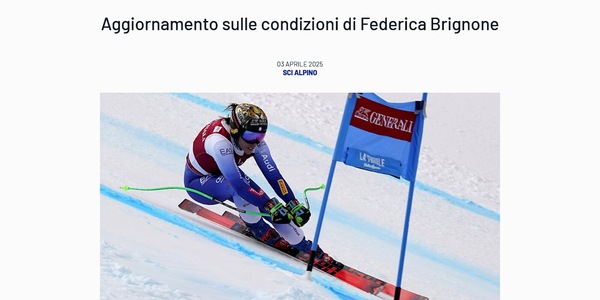 Incidente Brignone: operazione a tibia e perone