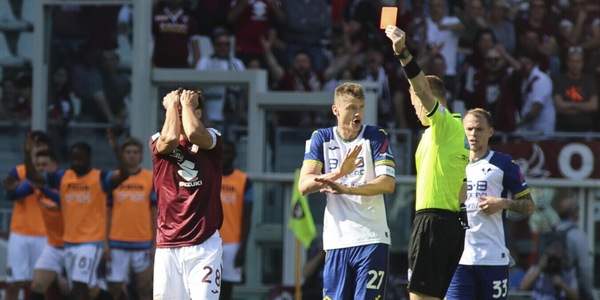 Ricci squalificato, ammenda per il Toro: le decisioni del Giudice Sportivo