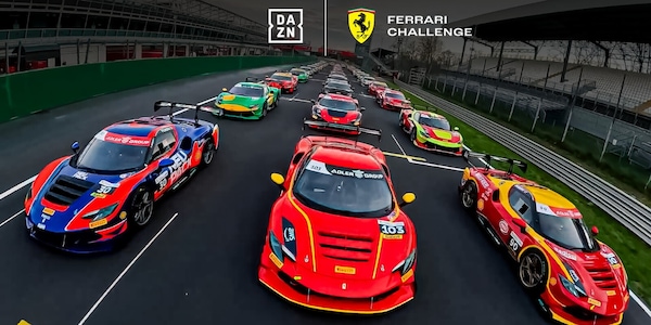 Dazn accende i motori: ecco il Ferrari Challenge Europe 2025