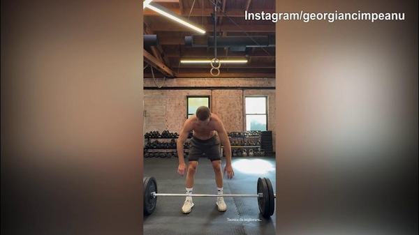 Georgian Cimpeanu dimentica Elisabetta Canalis con la palestra?