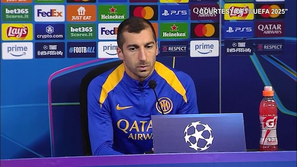 Mkhitaryan sulle pressioni: "Non ascoltiamo la stampa"