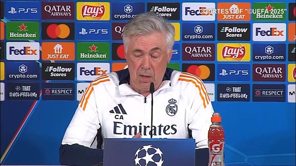 Ancelotti cita Alcaraz per la rimonta: "Testa, cuore e cogl..."