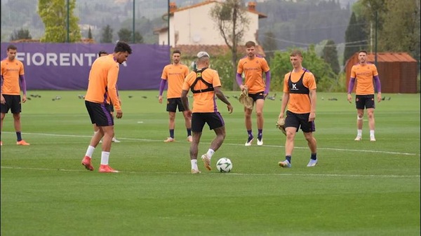 Fiorentina, grande intensità nel torello
