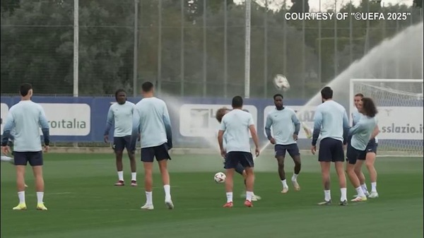Allenamento Lazio in cerca della rimonta