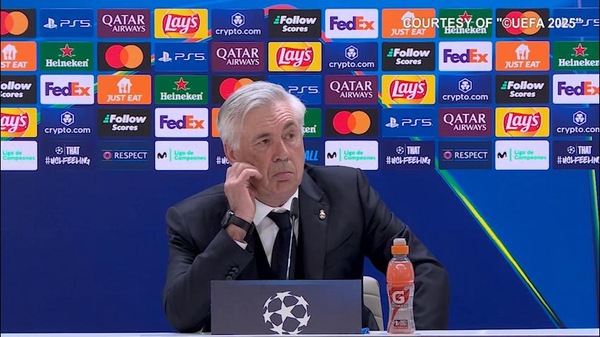 Ancelotti: "Non so se è la mia ultima partita in Champions League"