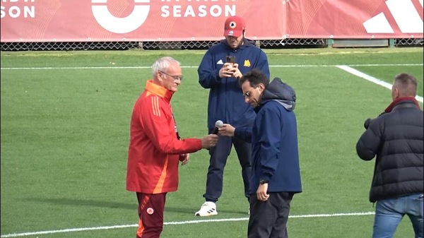Roma, gli auguri di Ranieri ai tifosi
