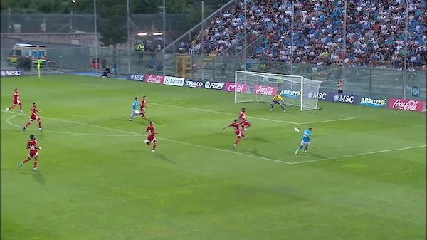 Napoli, tegola Neres: infortunio alla vigilia, salta Monza