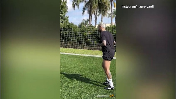 Icardi prosegue il lavoro di recupero
