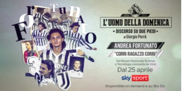Giorgio Porrà racconta la storia di Andrea Fortunato su Sky: «Corri ragazzo corri»