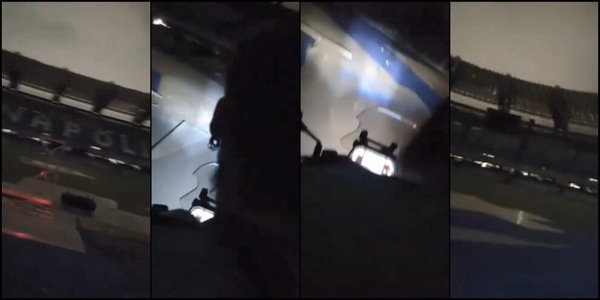 Napoli, in scooter nel Maradona: video delirante nello stadio, shock nella notte