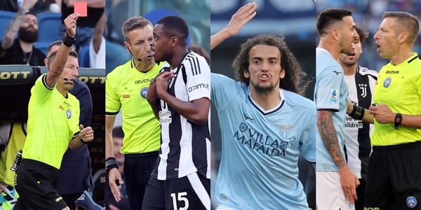 Moviola Lazio-Juve: Kalulu espulso per la linea Rocchi, svista su Guendouzi