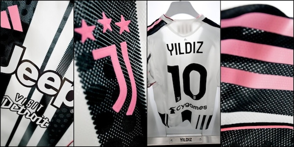 La nuova maglia Juventus, per la prima volta in campo contro l'Udinese