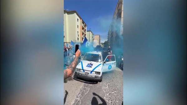 Napoli, tanto entusiasmo tra i tifosi
