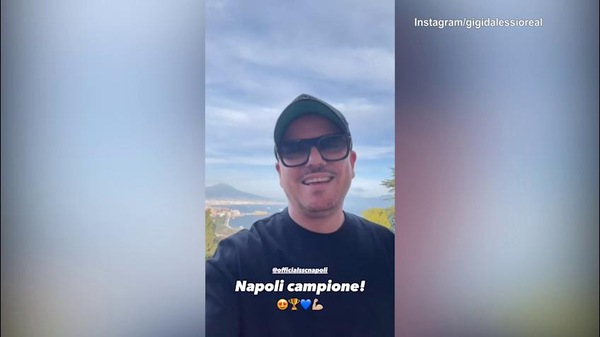 Scudetto al Napoli, la poesia di Gigi D'Alessio