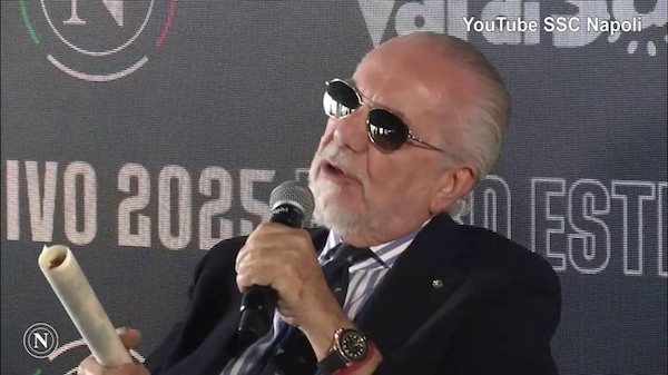 De Laurentiis attacca la Juventus: "Non ha giocato sempre in maniera chiara"