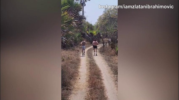 Milan, ecco Ibra: corsa nel deserto...