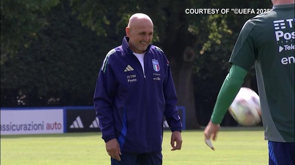 Italia, Spalletti al suo ultimo allenamento