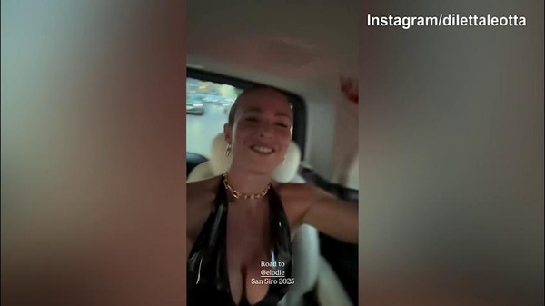 Elodie in concerto a San Siro, Diletta Leotta scatenata nel viaggio verso lo stadio