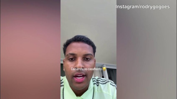 Rodrygo se la ride. Il motivo? Un matrimonio dietro l'hotel del Real Madrid...