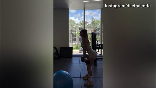 Mondiale per Club: Diletta Leotta presente, ma il lavoro in palestra non manca mai