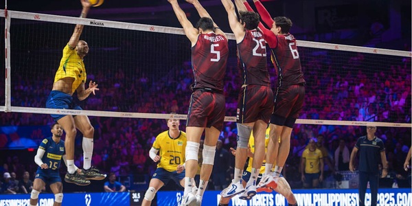 VNL: gli azzurri si arrendono al Brasile al tie break