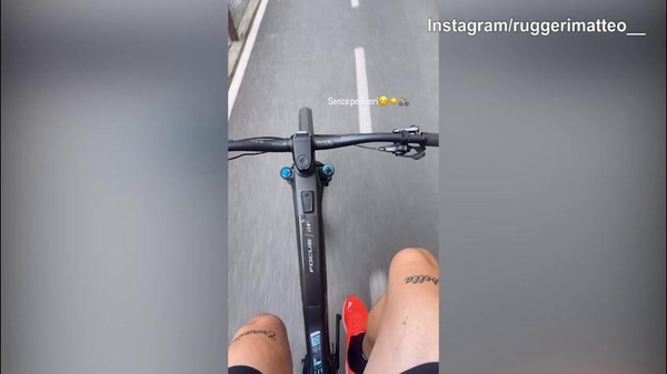 Atalanta, Ruggeri si rilassa in bici: "Senza pensieri"