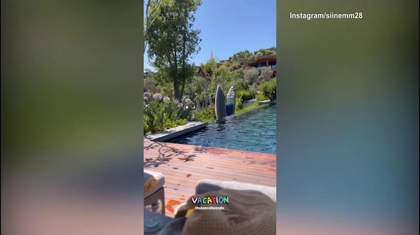 Inter, relax in piscina per Calhanoglu