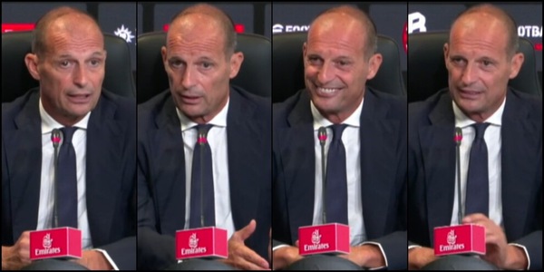 Allegri: "Vlahovic straordinario". E la risposta sull'addio Juve è una lezione di stile