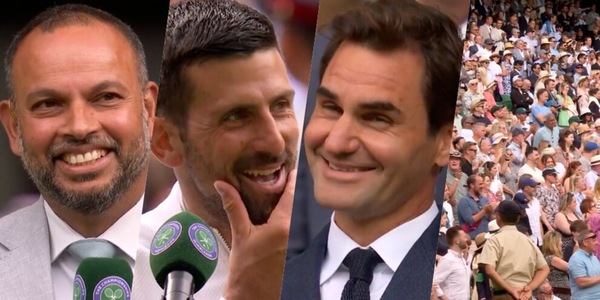 Djokovic-Federer, siparietto show! Nole scherza così: "Felice di spezzare la maledizione"