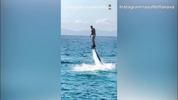 Atalanta, ecco Bellanova sul flyboard