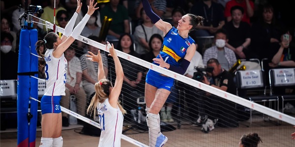 VNL: le azzurre superano la Serbia in tre set