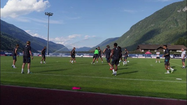 Napoli, allenamento nel pomeriggio a Dimaro