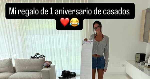 Dybala e Oriana Sabatini, il regalo che non ti aspetti per l'anniversario di matrimonio