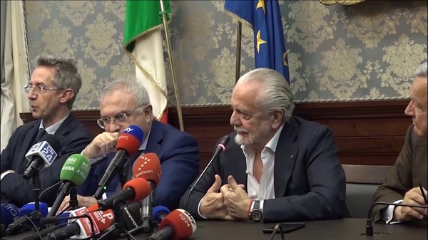 Napoli, De Laurentiis riceve la cittadinanza di Lacco Ameno