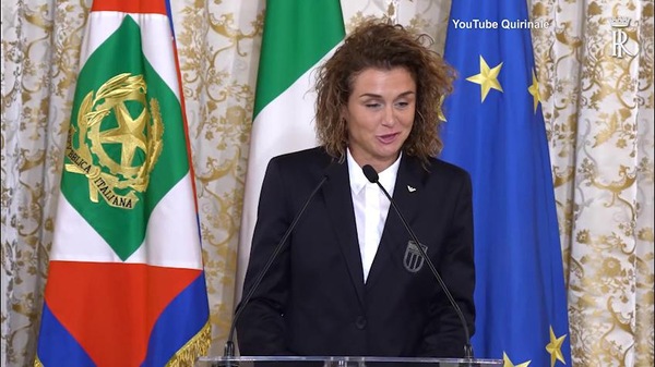 Girelli si commuove davanti a Mattarella