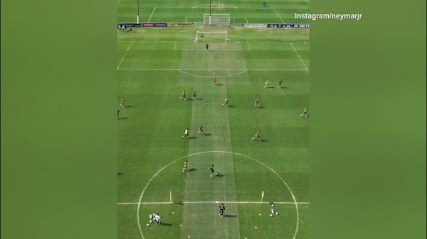 Neymar, che spettacolo il gol visto dal drone