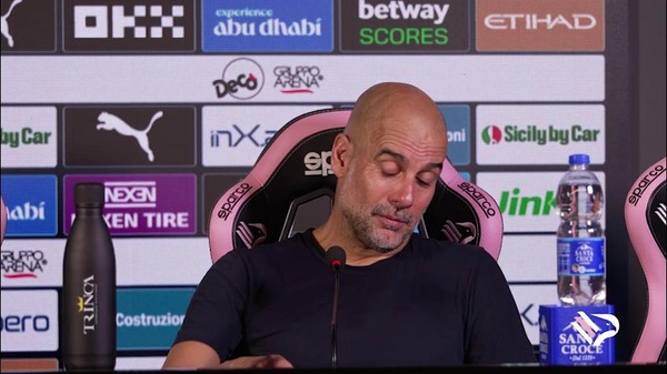 Guardiola: "Grazie di cuore alla gente di Palermo per questa accoglienza"