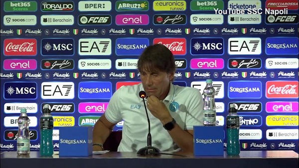 Conte sul Napoli: "Siamo un cantiere aperto"